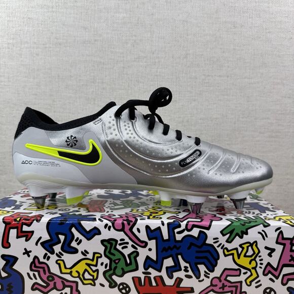 Nike Tiempo Legend 10 Elite SG PRO Player Bosnia Soccer Cleat Sz 7.5 FN7283-001 main image 4